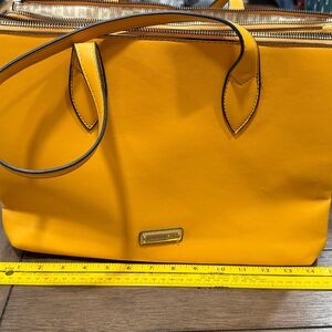 London Fog Yellow Tote Bag